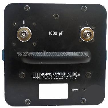 Standard Capacitor SC1000A; Electro Scientific (ID = 777854) Ausrüstung