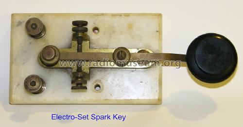 Spark Key ; Electro-Set Company, (ID = 1070909) Morse+TTY