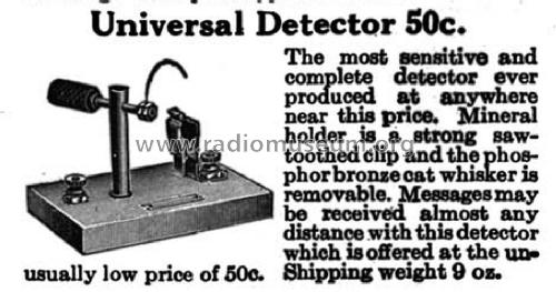 Universal Detector ; Electro-Set Company, (ID = 1726049) Radio part