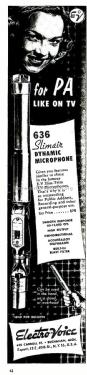 Slimair Dynamic Microphone 636; Electro-Voice Inc.; (ID = 1801356) Mikrofon/TA