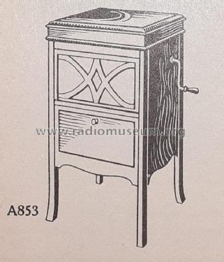 Musikschrank, Plattenspieler Modell 145; Electrola GmbH (ID = 2972350) TalkingM