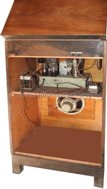 Radio Grammophon Radio Ch= Clarion jr. Mod. 40; Induktions-Laufwerk Modell 37; Electromophon AG; (ID = 3057142) Radio