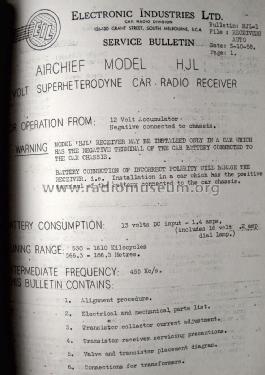 Air Chief FE & FC Holden HJL; Air Chief, brand of (ID = 1835631) Car Radio