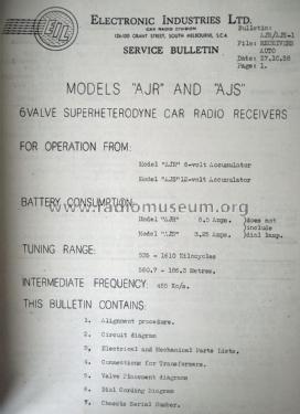 Special Six. AJR; Astor brand, Radio (ID = 1835626) Car Radio