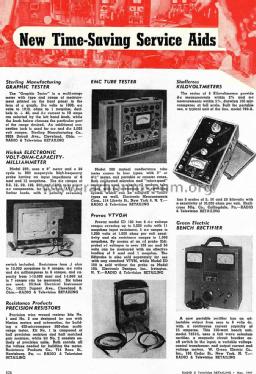 Tube Tester 200 ; Electronic (ID = 1232832) Equipment