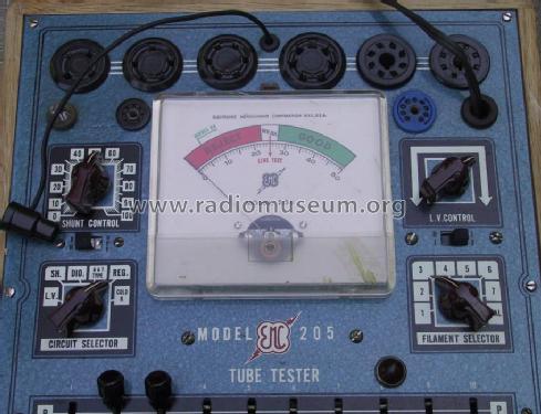 Tube Tester EMC-205; Electronic (ID = 333627) Equipment