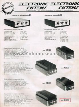 Amplificatore per Radiofrequenza a Larga Banda 24600; Electronic Systems, (ID = 3100092) Ampl. RF