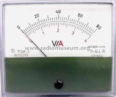 Volt-Ampere-Meter 71DA-2; Vas- és Müszeripari (ID = 1431446) Equipment