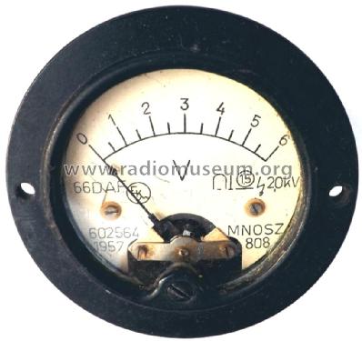 Voltmeter 66 D.A.F.; Elektromos (ID = 1880199) Equipment