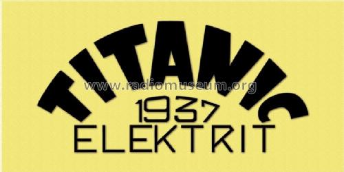 Titanic 37 Z; Elektrit, Wilno (ID = 101888) Radio