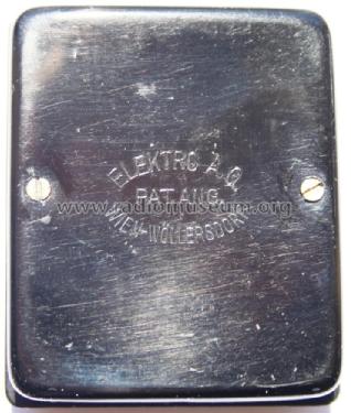 Detektor-Empfänger ; Elektro A.G.; Wien-W (ID = 2012417) Crystal