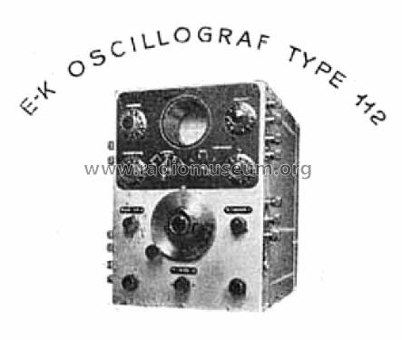 Oscillograf Type 112; Elektro-Kontrol; (ID = 1531385) Equipment