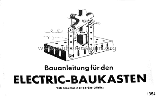 Electric-Baukasten 11; Elektro-Schaltgeräte (ID = 1629347) Kit