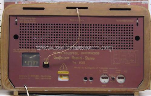 Rossini Stereo 6002; Elektroakustik (ID = 13105) Radio
