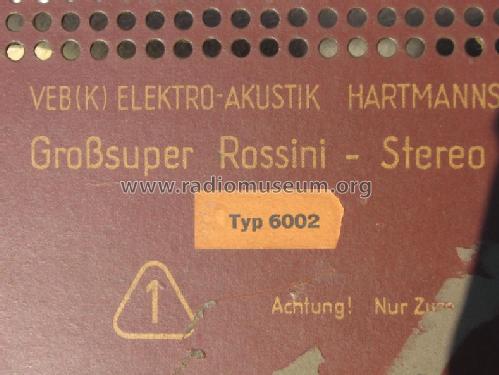 Rossini Stereo 6002; Elektroakustik (ID = 454928) Radio