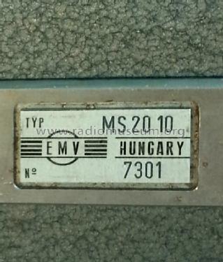 Radio Tester MS 20 10; Elektromechanikai (ID = 2129290) Ausrüstung