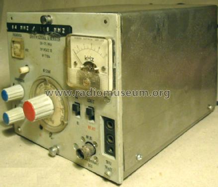 URH-FM Signal Generator MSA 12.10; Elektromechanikai (ID = 1151484) Equipment