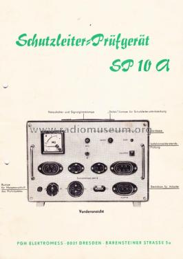 Schutzleiterprüfgerät SP 10A; Elektromess Dresden; (ID = 2409197) Equipment