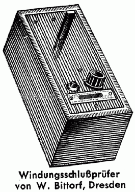 Windungsschlußprüfer ; Elektromess Dresden; (ID = 544719) Equipment