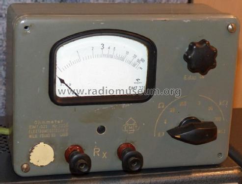 Ohmmeter EMT 321; Elektromesstechnik (ID = 3039246) Equipment