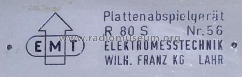 R80S; Elektromesstechnik (ID = 1684632) R-Player