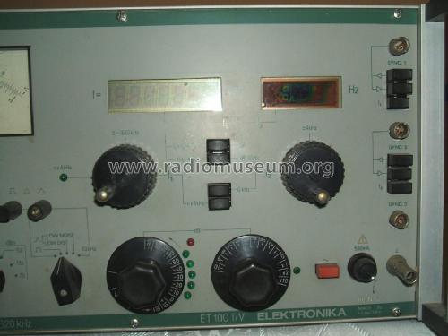 Level Meter ET 100 T/V; Elektronika (ID = 2112454) Equipment