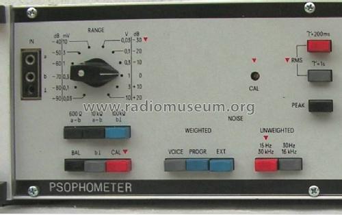 Psophometer EPS-86; Elektronika (ID = 1004244) Equipment