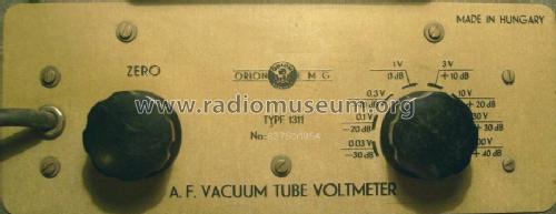 AF-Vacuum Tube Voltmeter 1311; EMG, Orion-EMG, (ID = 642896) Equipment