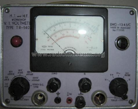 HT and RF VT Voltmeter Tr-1402C/1343C; EMG, Orion-EMG, (ID = 795033) Equipment