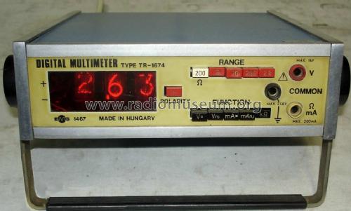 Digital Multimeter 1467 / TR-1674; EMG, Orion-EMG, (ID = 969229) Equipment