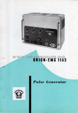 Multivibrators Impulse Generator 1152; EMG, Orion-EMG, (ID = 1343802) Equipment