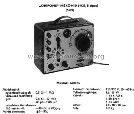 Oripons 1432/B /TR-2101-B; EMG, Orion-EMG, (ID = 526194) Ausrüstung