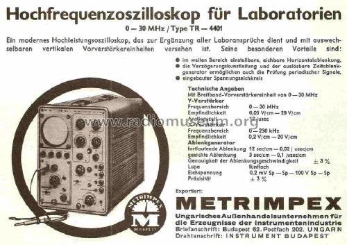 Oscilloscope 1546/TR-4401; EMG, Orion-EMG, (ID = 739048) Equipment