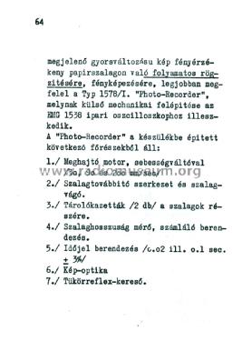 Photorecorder with Brand Oscilloscope 1578/I; EMG, Orion-EMG, (ID = 2088732) Equipment