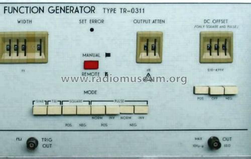 Programmable Function Generator 1251 / TR-0311; EMG, Orion-EMG, (ID = 1166654) Ausrüstung