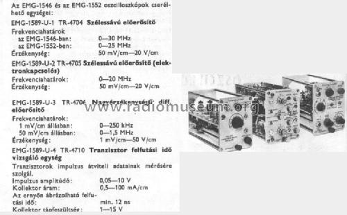 Risetime Plug in 1589-U-4/ TR-4710; EMG, Orion-EMG, (ID = 766101) Equipment