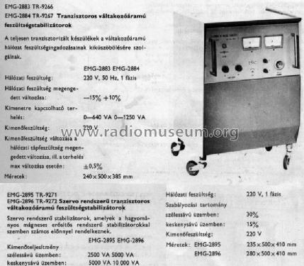 Servo Transistor AC. Stab. 2896 / TR-9272; EMG, Orion-EMG, (ID = 766159) Equipment