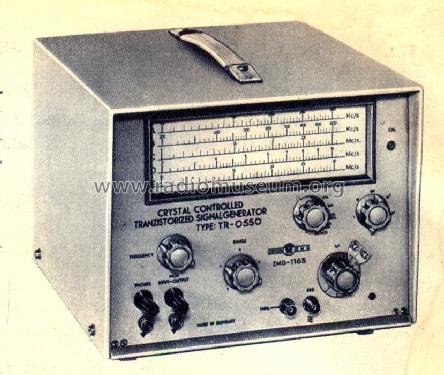 Signal Generator 1165 / TR-0550; EMG, Orion-EMG, (ID = 913083) Equipment