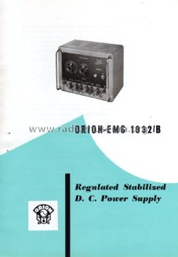 Stabilizált DC forrás 1832/B; EMG, Orion-EMG, (ID = 1344591) Ausrüstung