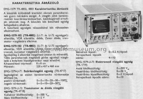 Tube Control 1579-U-73 / TR-4719; EMG, Orion-EMG, (ID = 766156) Equipment