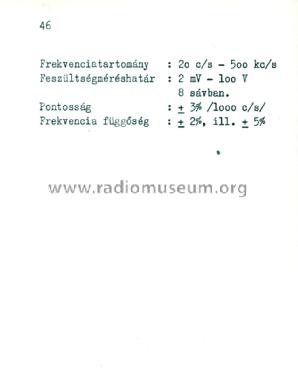 Tube Voltmeter 1315; EMG, Orion-EMG, (ID = 2088452) Ausrüstung