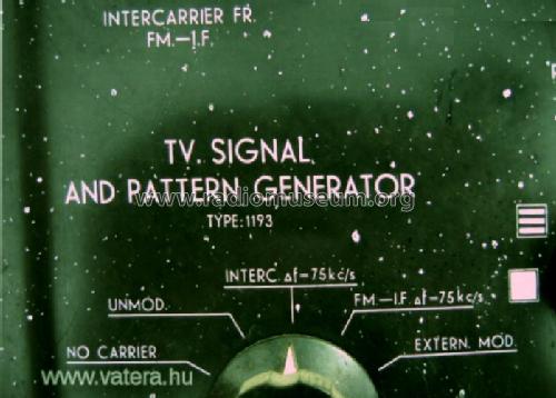 TV Signal and Pattern Generator 1193; EMG, Orion-EMG, (ID = 1445175) Equipment