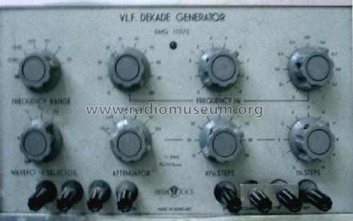 VLF Dekade Generator 1117/5 / TR-0454; EMG, Orion-EMG, (ID = 969331) Equipment