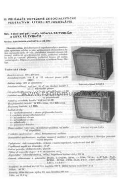 Nisava RR TV884-C10; Ei, Elektronska (ID = 1421844) Television