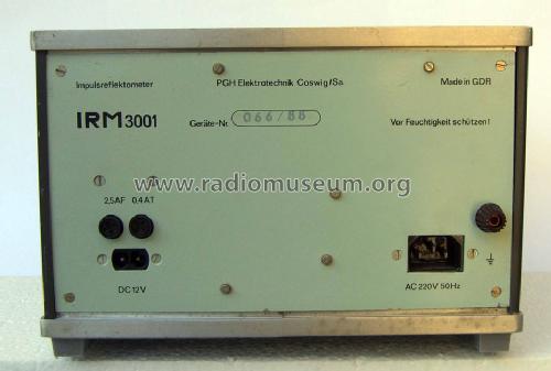 Impulsreflektometer IRM 3001; Elektrotechnik (ID = 1138773) Equipment