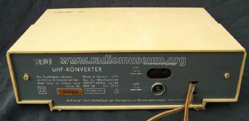 UHF-Konverter ; Elektrotechnik (ID = 522409) Converter