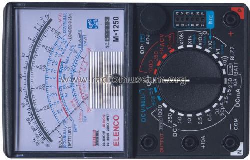 Analog Multimeter M-1250; Elenco Electronics (ID = 1521785) Equipment