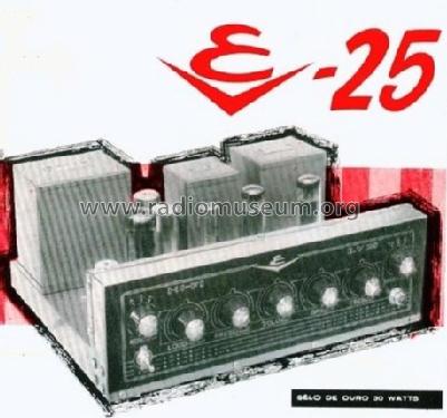 Amplificador EV-25; Eletra Vasques; São (ID = 1971727) Ampl/Mixer