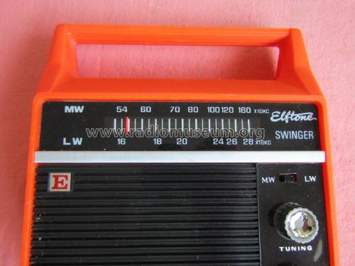 Swinger 2 Band MW/LW Trabnsistor Radio EL-729; ELFtone brand; Hong (ID = 2822122) Radio