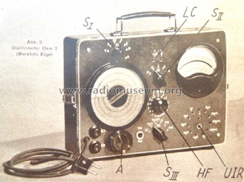 Oszillometer OSM2; ELGE Erzeugung (ID = 2127055) Equipment